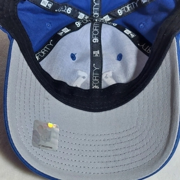 Women's Colts New Era Official NFL Baseball Cap Adjustable Velcro Closure‎ - Picture 10 of 12